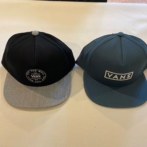 Vans hats, never been worn, bundle of 2